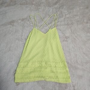 Candie's Lime Green Spaghetti Strap Top